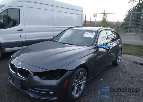 2017 BMW 328D xDrive из США, поврежденный, VIN WBA8J1C32HA018823